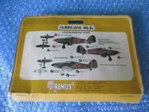 プラモデル REMUS ハリケーン MkIIc HURRICANE MkIIc 未組み立て 昔のプラモ 海外のプラモ_画像4