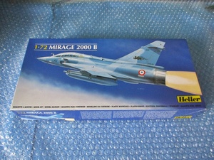 プラモデル エレール Heller 1/72 ミラージュ MIRAGE 2000 B ランナー外れあり 未組み立て 昔のプラモ 海外のプラモ