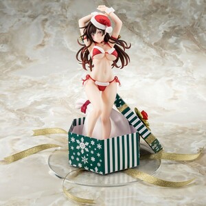 【１円スタート】彼女、お借りします 水原千鶴 サンタビキニdeふわもこフィギュア 2nd Xmas 1/6 完成品フィギュア 美品