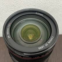 【4811】Canon キャノン EF LENS 24-105mm 1:4 L 77mm　EW-83H カメラレンズ_画像4