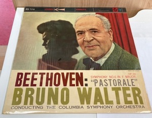【4609】BRUNO WALTER BEETHOVEN SYMPHONY NO.6 IN F MAJOR OP.68 COLUMBIA RS106 LP 