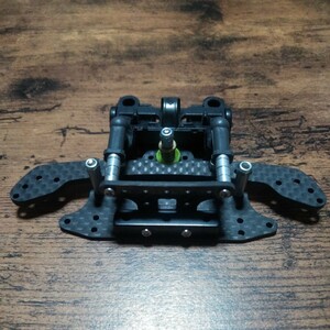  Mini 4WD light weight MS rear unit all carbon one axis anchor & ball ring trout dumper set 