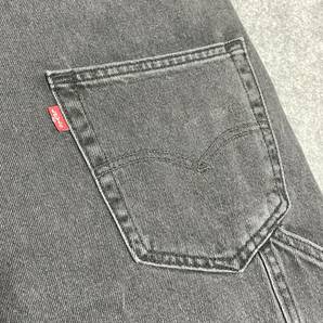 新品◇LEVIS リーバイス◇M(US)◇リラックス ストレート OVERALLS オーバーオール HEAVY METAL HEARTS の画像9