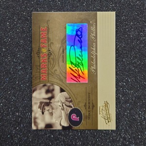 ◆【Auto card】Mike Schmidt MLB 2005 Playoff Absolute Memorabilia Marks of Fame 35枚限定　◇検索：マイク・シュミット 直筆サイン