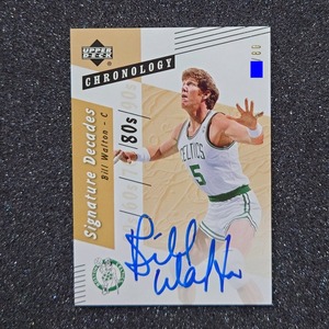◆【Auto card】Bill Walton 2006-07 NBA UD Chronology Signature Decades card #D-BW　◇検索：ビル・ウォルトン 直筆サイン