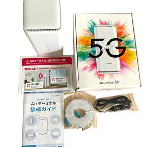 【美品】Soft Bank Air ５G ソフトバンク エアールーター CKB01 付属付/3005の画像2