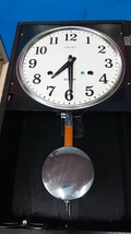 ジャンク扱い セイコー ゼンマイ式 ボンボン時計 掛け時計 柱時計 高さ43cm 横26cm（SEIKO 昭和 レトロ アンティーク オブジェ 当時物_画像3