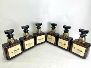 [東京都内のみ発送可]古酒 6本セット SUNTORY ROYAL SR サントリーローヤル 700ml ウイスキー[19148