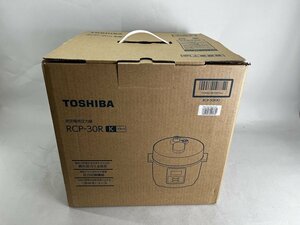 TOSHIBA 東芝 電気圧力鍋 RCP-30R ブラック 未使用保管品[01-3693