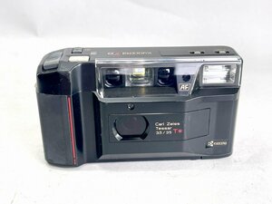 ジャンク扱い 京セラ KYOCERA TD カールツアイス Tessar35 コンパクトフイルムカメラ 現状[01-3702