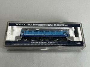 Nゲージ TOMIX 2184 JR ED76形 電気機関車(JR貨物カラー) 状態未確認 現状[19213