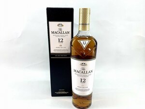 古酒 マッカラン 12年 シェリーオークカスク シングルモルトウイスキー MACALLAN 700ml 箱付き[01-3713