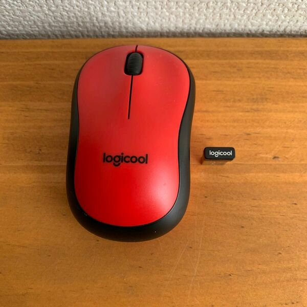 【※3/31まで】Logicool(ロジクール) M221VR ワイヤレスマウス レッド USED品