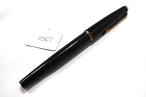 ☆☆同梱不可【S送900円】4967　最終　MONTBLANC　モンブラン　ホワイトスター　万年筆　インクなし　ブラック　ゴールド　文房具　