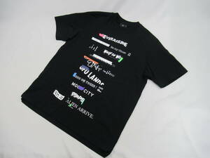 【送900円】　8497　最終　PS　Paul Smith　ポールスミス　メンズ　Tシャツ　プリント　ディフュージョンライン　半袖　黒　ブラック　M