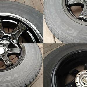 スタッドレス GOOD YEAR ICE NAVI CARGO 195/80R15 107/105L LT ホイール maestranza 15インチ 6.0J 6穴 139.7 インセット 33 ハイエースの画像6