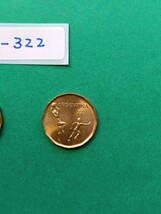 外国コイン　アルゼンチン　 (Rー３２２)　サッカー　 ワールドカップ記念硬貨　100ペソ硬貨　50ペソ硬貨　20ペソ硬貨　おまとめ　３枚_画像9