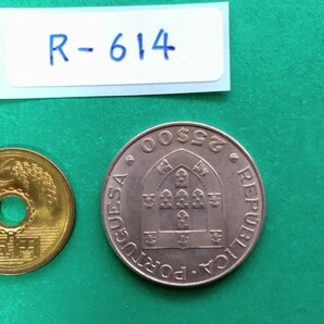 外国コイン ポルトガル (Rー６１４) ２５エスクード硬貨 １９８４年の画像10