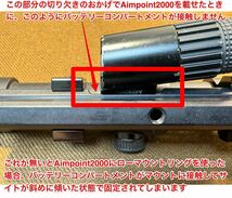 即決 レア 廃番 実物 未使用新品 M16用 キャリングハンドルマウント Aimpoint 2000 3000 5000 cag delta kac m723 m727 m733 CAR15 EoTech_画像3