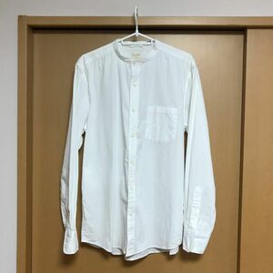 BACK NAMBER バックナンバー メンズバンドカラーシャツ　Lサイズ　古着　メンズカジュアルシャツ