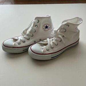 CONVERSE コンバース ALL STAR スニーカー ハイカットスニーカー ホワイト キャンバス ハイカット 22.5cm