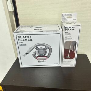 未使用 BLACK+DECKER flexiⅡ コードレスデザインクリーナー PD1420LB + フロアヘッドアタッチメントの画像1