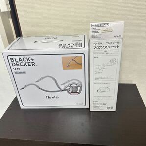 未使用 BLACK+DECKER flexiⅡ コードレスデザインクリーナー PD1420LB + フロアヘッドアタッチメントの画像3