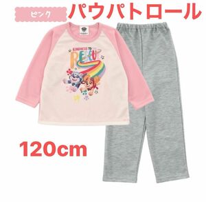 パウ・パトロール キッズ 長袖 パジャマ 120cm 女児 女の子 子供 パジャマ ルームウェア ダンボール素材 秋 春 