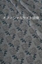 ∞ mina perhonen ∞ yula ミナペルホネン ユラ gray グレー ベージュ ネイビー ダークグリーン 刺繍 生地 はぎれ ハギレ カットクロス 中_画像8