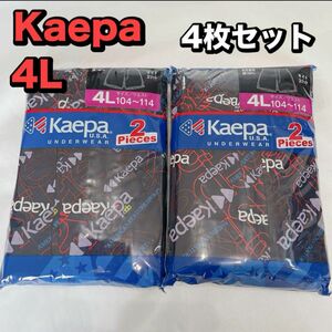 【お値下げしました】ケイパ Kaepa 4L パンツ トランクス 前開き 4枚セット