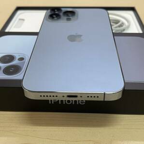 中古美品 動作確認済み SIM フリー iPhone 13 Pro Max 256GB シエラブルー キズほぼなし 動作問題がありませんの画像7