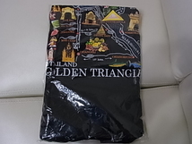 タイ製　ゴールデントライアングル　メーサイ購入黒のTシャツ　未使用　Mサイズ　コットン１００％_画像2