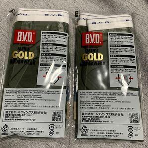 B.V.D BVD カラービキニブリーフ 前開き Mサイズ2枚セット アーミーグリーン 未開封品の画像3