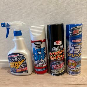 【新品】ワックス 解氷スプレー タイヤクリーナー ガラスクリーナー