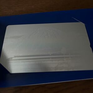 テレホンカード 富士山 シルバー