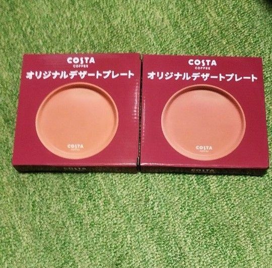 COSTA(コスタ)オリジナルデザートプレート２枚