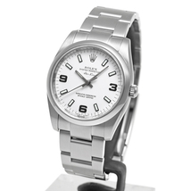 ロレックス エアキング Ref.114200 ホワイト ランダム番 中古品 メンズ 腕時計_画像2