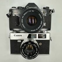 1円　ジャンク フィルムカメラ18台 まとめて Canon OLYMPUS YASHICA PENTAX minolta PETRI KONICA ほか 動作未確認 現状品 部品取り_画像2