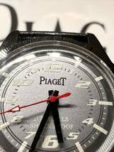 ヴィンテージ ピアジェ PIAGET ライトグレー文字盤 手巻き ユニセックス腕時計 ショックプルーフ ムーブメント 17jewels スイス製再生品 _画像4