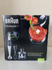 【送料無料】美品 BRAUN ブラウン ハンドブレンダー マルチクイック7 MQ735 中古 動作