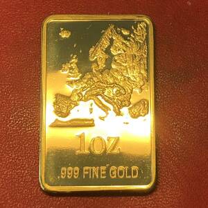 金貨　EU記念金貨 ゴールドバー 古銭　大型硬貨　海外コイン　コレクション