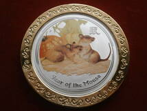 2008年 オーストラリア　鼠・ネズミ記念銀貨（大）コイン 未使用 　#24.3.25-04☆古銭☆絵銭☆ちょっとだけでも見てください！_画像1