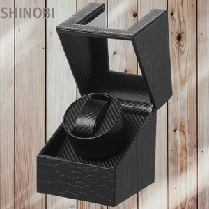  quiet sound . made in Japan Mabuchi motor adoption self-winding watch clock winding machine self-winding watch up machine high class PU leather quality wani pattern 1 pcs to coil 