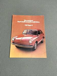  Volkswagen Type 3 English version catalog VW TYPE3