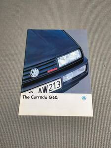  Volkswagen Corrado G60 catalog 1991 year VW Corrado