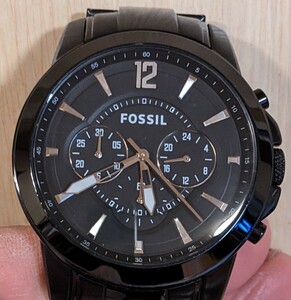 FOSSIL クロノグラフ　FS4723 稼働品