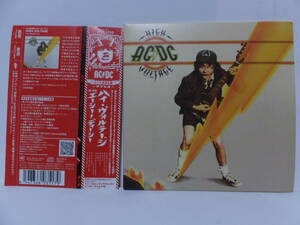 AC/DC　「ハイ・ヴォルテージ/HIGH VOLTAGE」　紙ジャケ　SICP-1700　紙帯あり