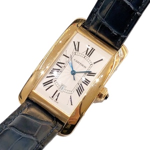  Cartier Cartier Tank American LM W2603156 Gold K18 желтое золото наручные часы мужской б/у 