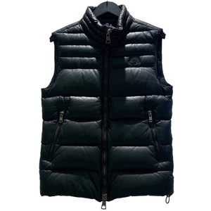 モンクレール MONCLER ダウンベスト　サイズ0 ブラック ダウンベスト メンズ 中古