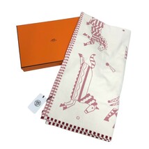 エルメス HERMES プレード＜エポぺ＞ ローズ/ブーゲンビリア コットン その他小物 キッズ 中古_画像7